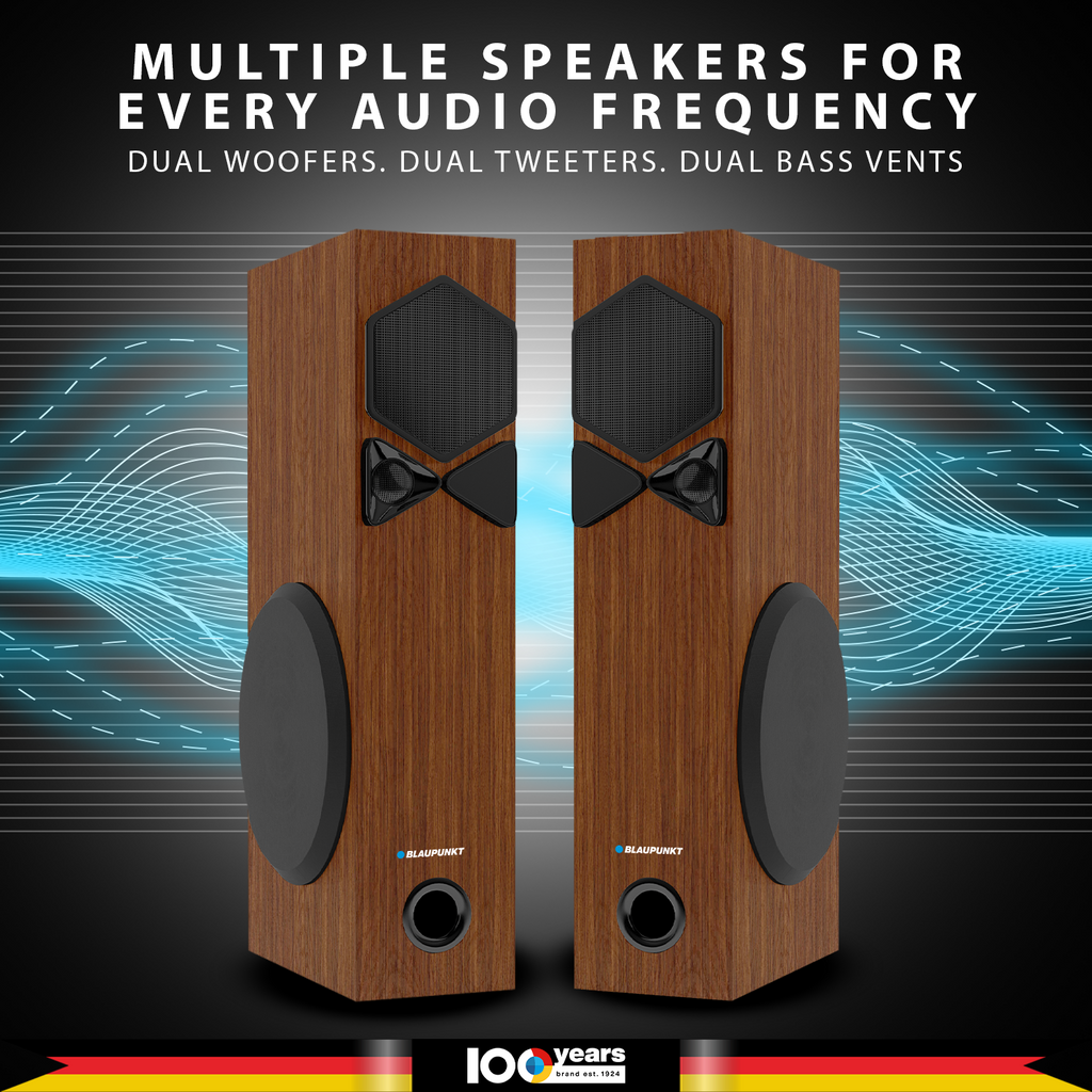 Refurbished Tower Speaker Rock & Roll TSP by Blaupunkt (Brown)