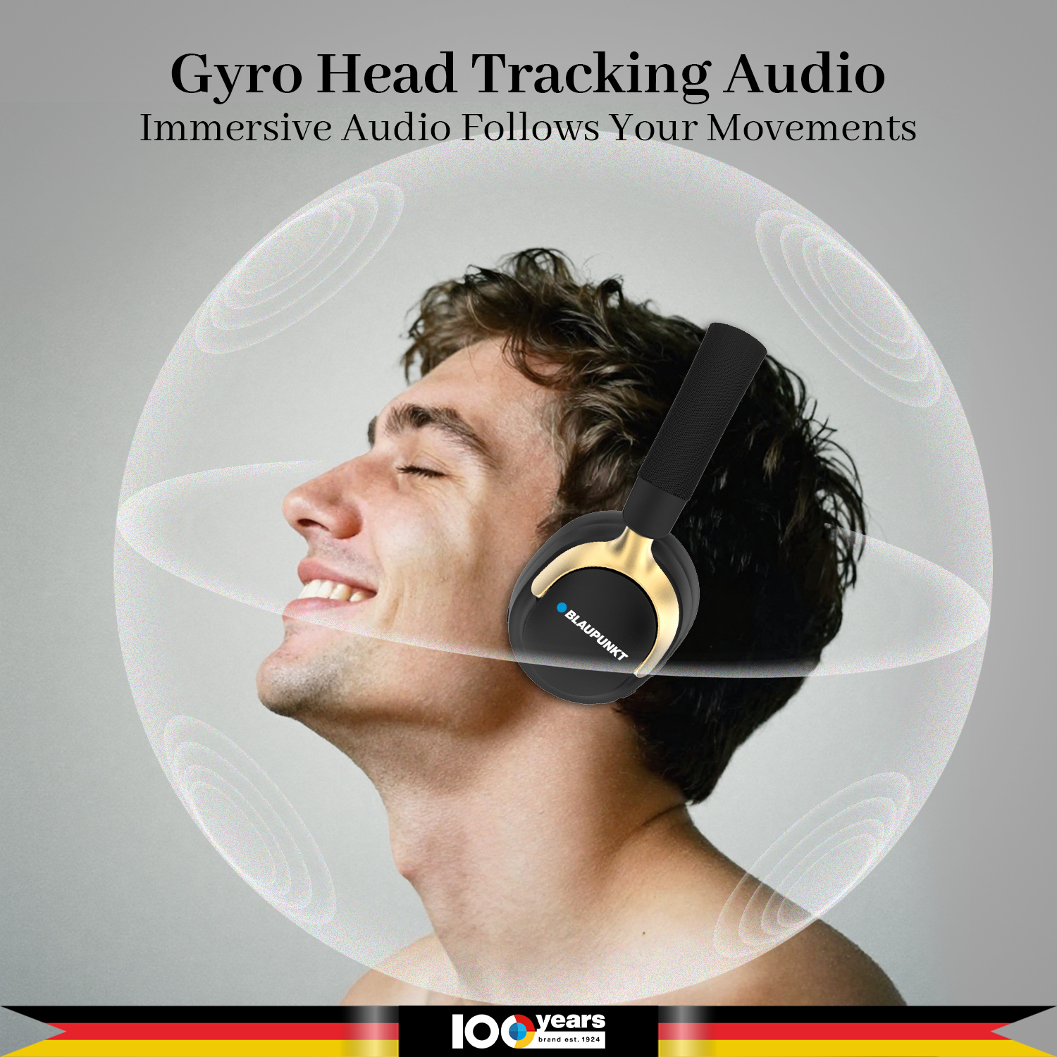 Premium Gyro Head Tracking Headphone BH71 by Blaupunkt
