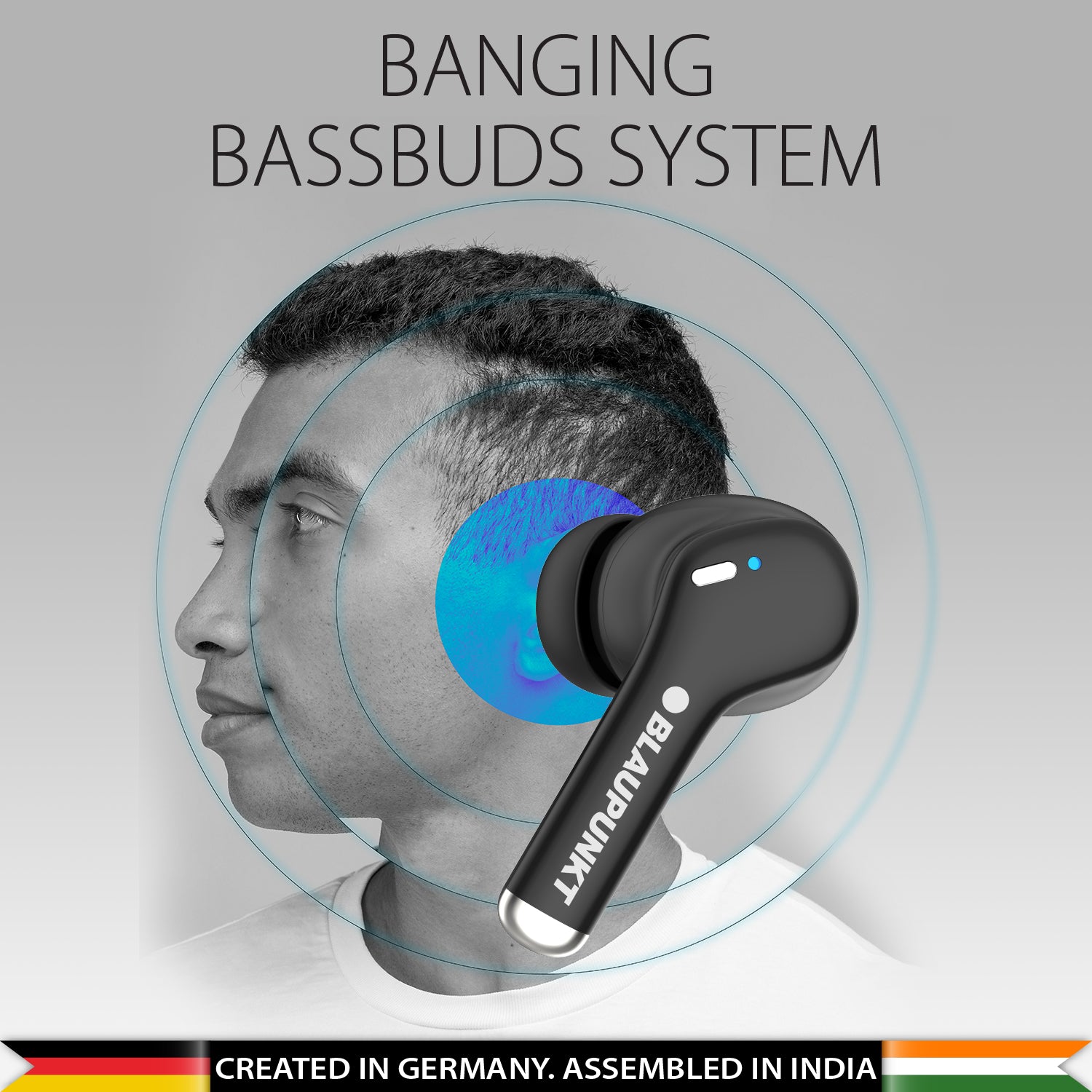 Refurbished Earbuds BTW100 Xtreme by Blaupunkt (BK)