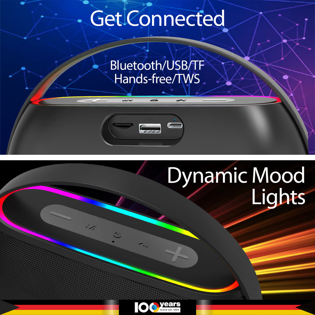Portable Bluetooth Speaker Atomik Grab by Blaupunkt