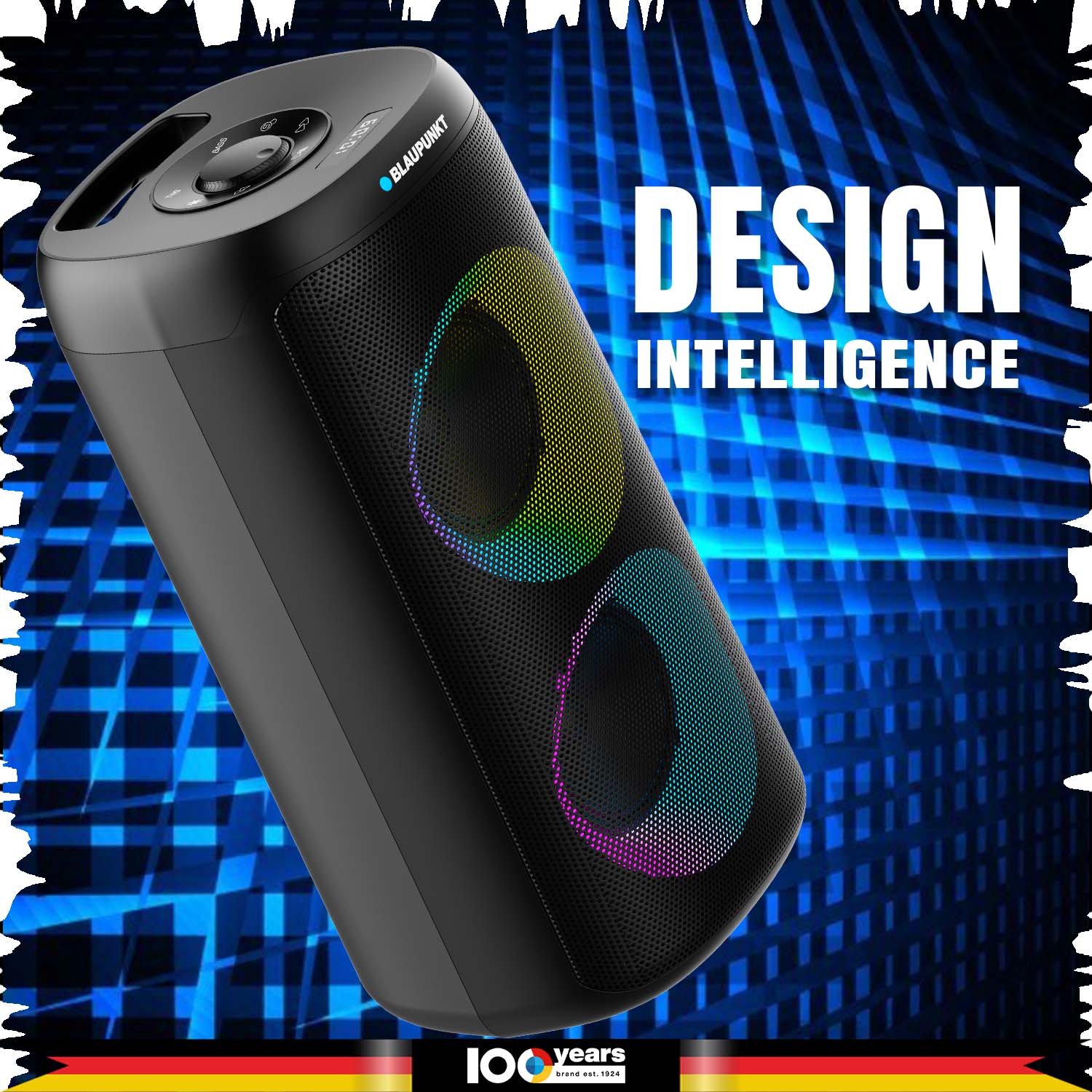 Outdoor Party Speaker Rock & Roll RAVE by Blaupunkt