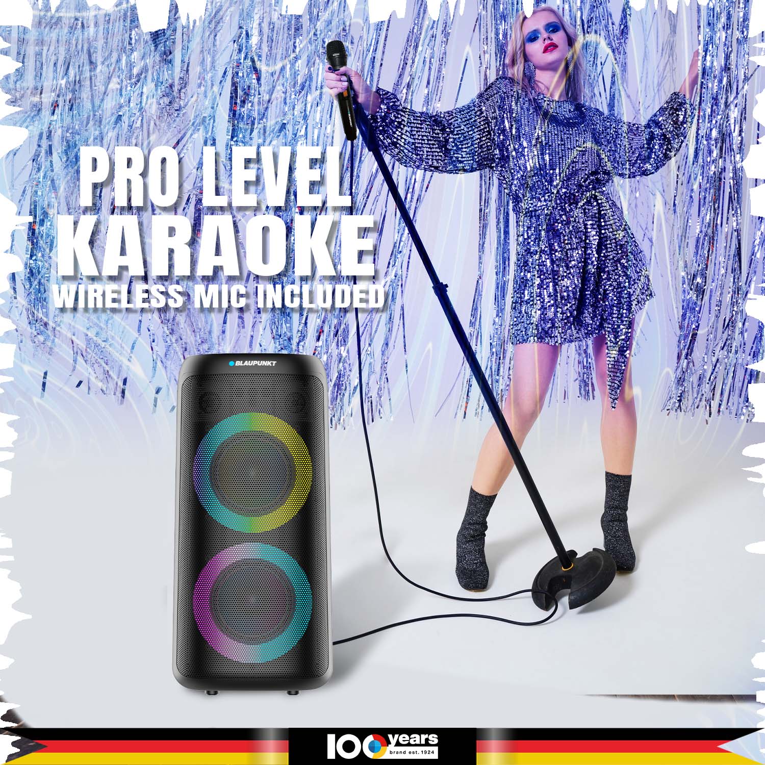 Outdoor Party Speaker Rock & Roll RAVE by Blaupunkt