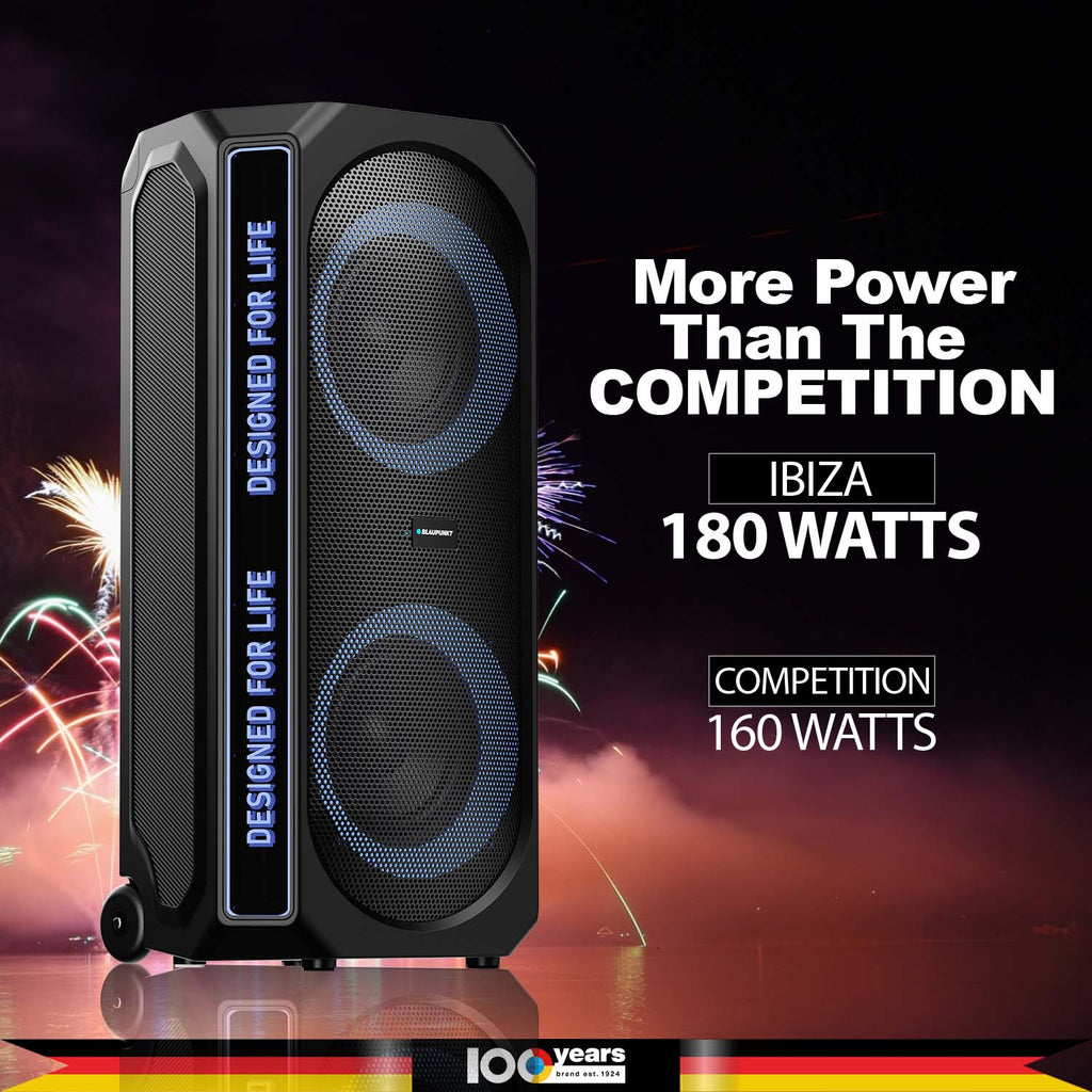 Premium Party Speaker Rock & Roll Ibiza by Blaupunkt