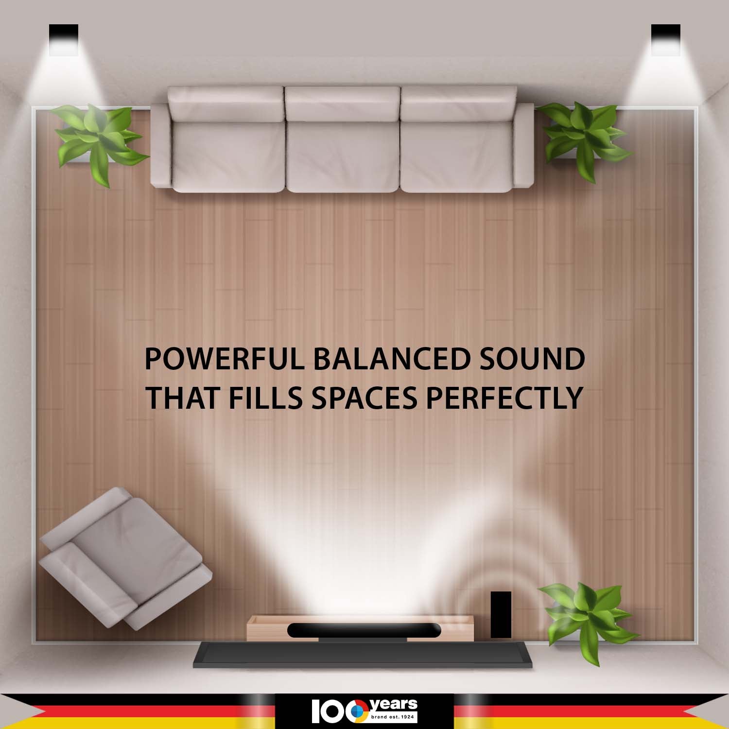 5.1 Soundbar with Subwoofer SBW NEWYORK 550 by Blaupunkt