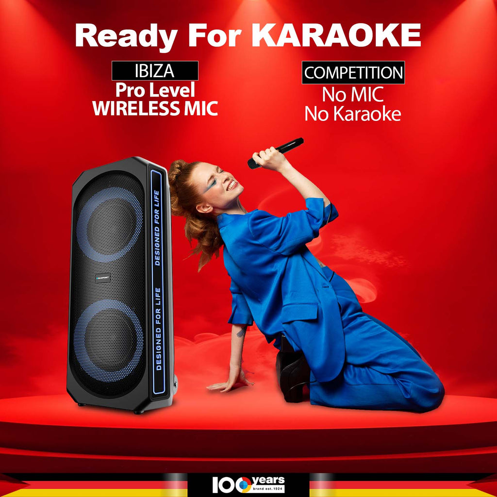Premium Party Speaker Rock & Roll Ibiza by Blaupunkt