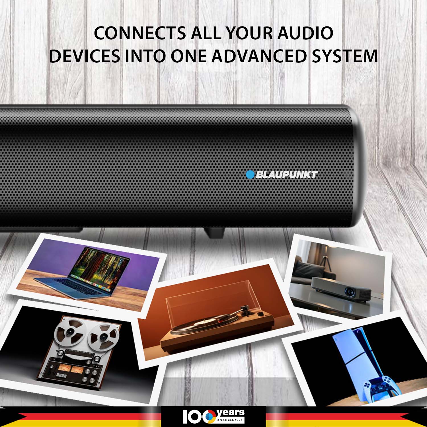 5.1 Soundbar with Subwoofer SBW NEWYORK 550 by Blaupunkt