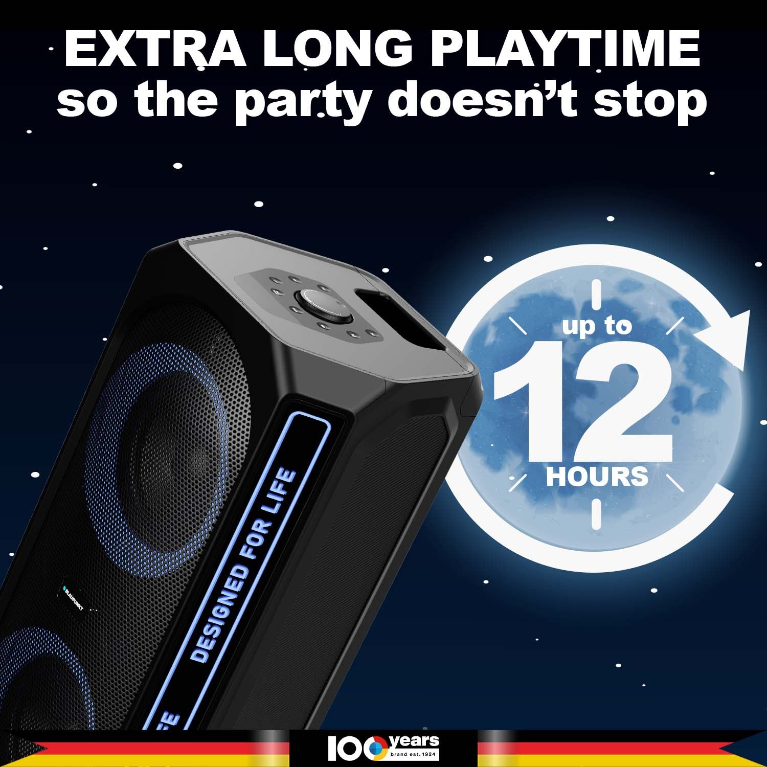 Premium Party Speaker Rock & Roll Ibiza by Blaupunkt